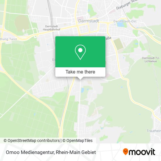 Omoo Medienagentur map