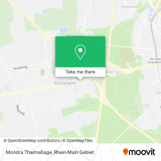 Карта Mondra Thaimaßage