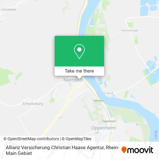 Карта Allianz Versicherung Christian Haase Agentur