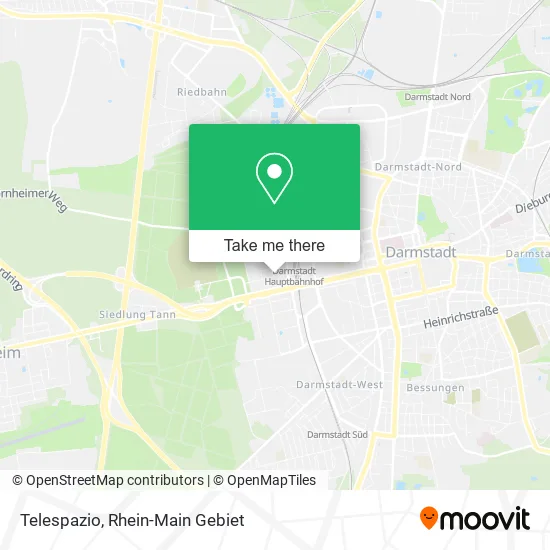 Карта Telespazio