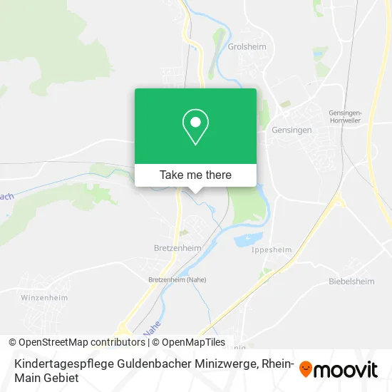 Карта Kindertagespflege Guldenbacher Minizwerge