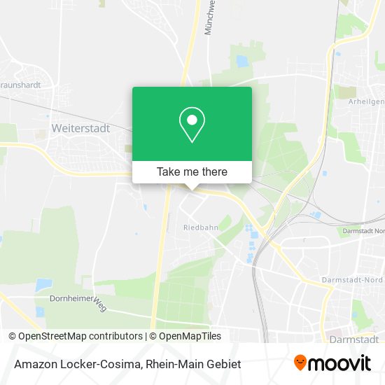 Amazon Locker-Cosima map
