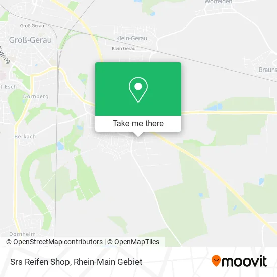 Карта Srs Reifen Shop