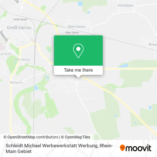 Карта Schleidt Michael Werbewerkstatt Werbung