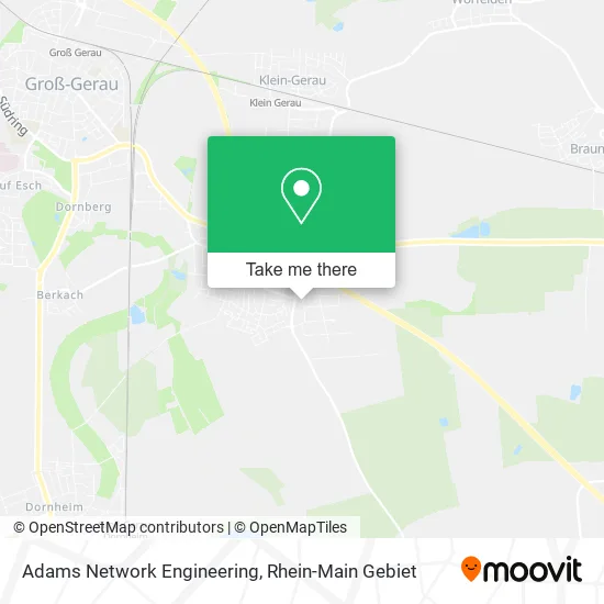 Карта Adams Network Engineering