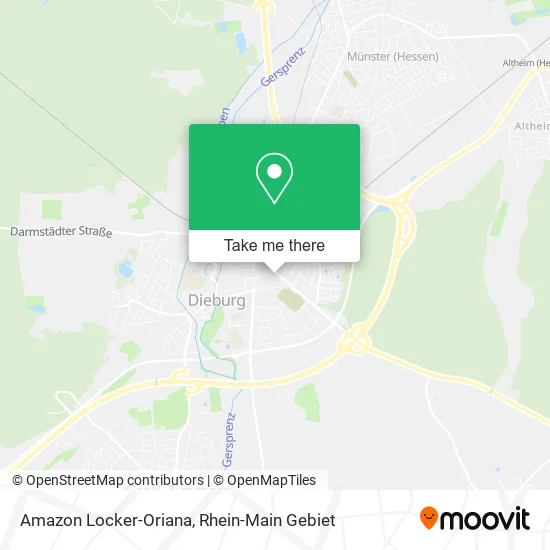 Карта Amazon Locker-Oriana