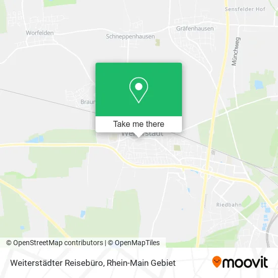 Карта Weiterstädter Reisebüro