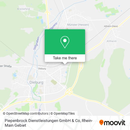 Piepenbrock Dienstleistungen GmbH & Co map