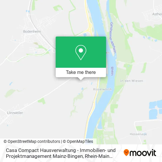 Карта Casa Compact Hausverwaltung - Immobilien- und Projektmanagement Mainz-Bingen