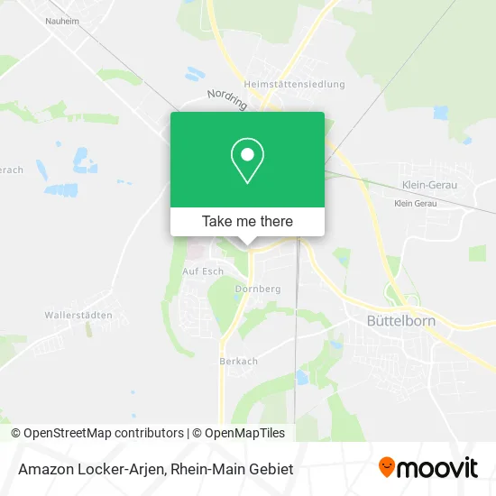 Карта Amazon Locker-Arjen