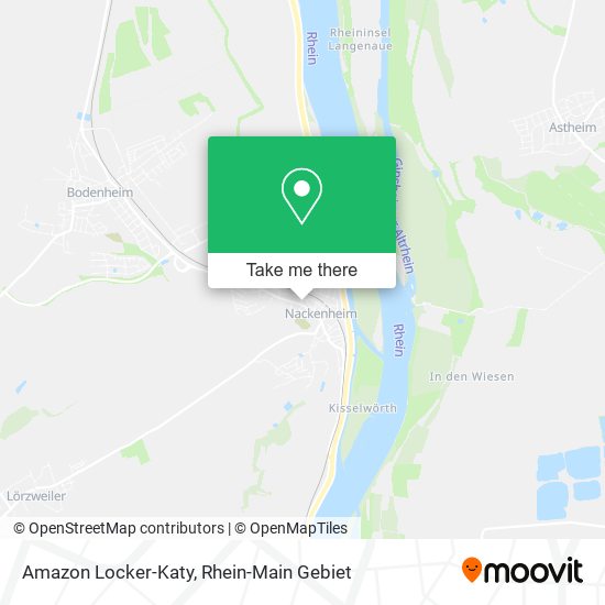 Карта Amazon Locker-Katy