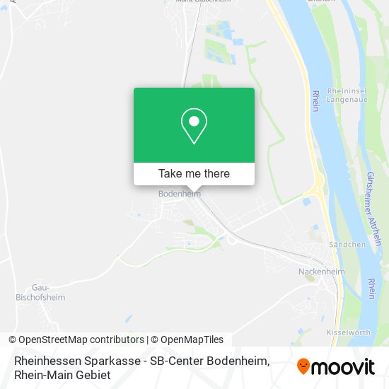 Rheinhessen Sparkasse - SB-Center Bodenheim map