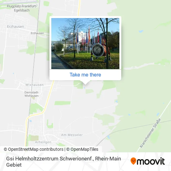 Gsi Helmholtzzentrum Schwerionenf. map