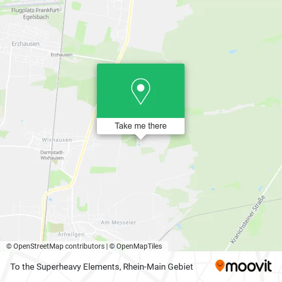 Карта To the Superheavy Elements