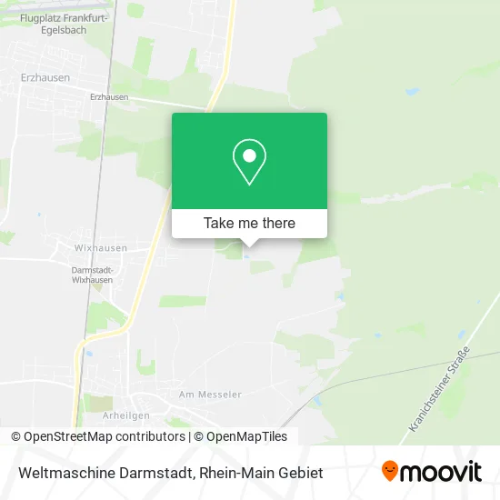 Карта Weltmaschine Darmstadt