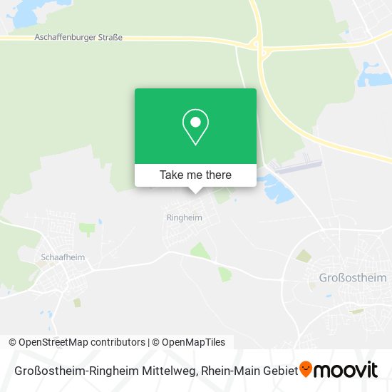 Großostheim-Ringheim Mittelweg map