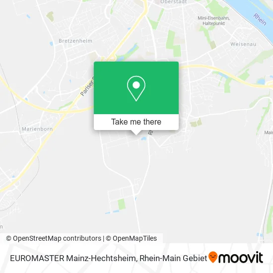 Карта EUROMASTER Mainz-Hechtsheim