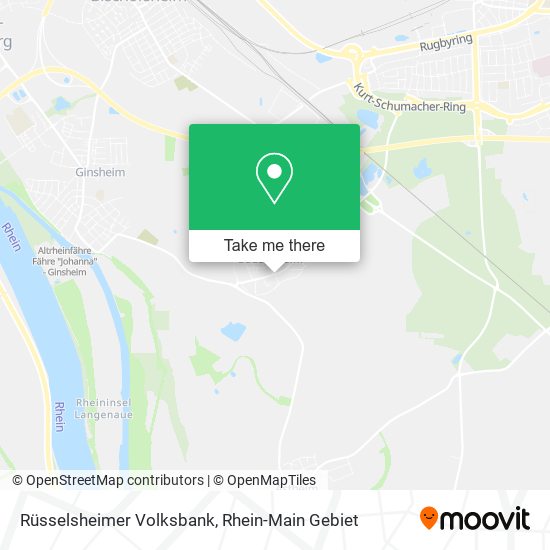 Rüsselsheimer Volksbank map