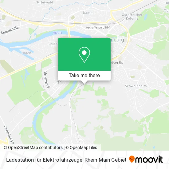 Карта Ladestation für Elektrofahrzeuge