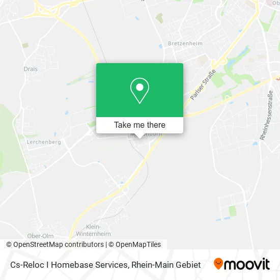 Карта Cs-Reloc I Homebase Services