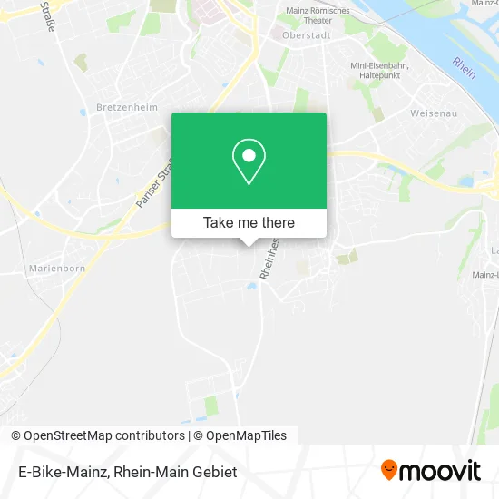 Карта E-Bike-Mainz