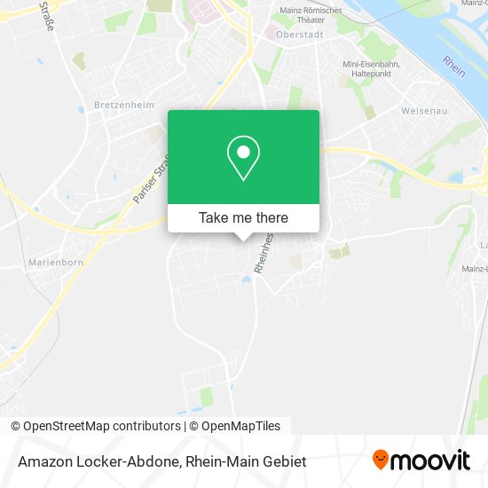 Карта Amazon Locker-Abdone