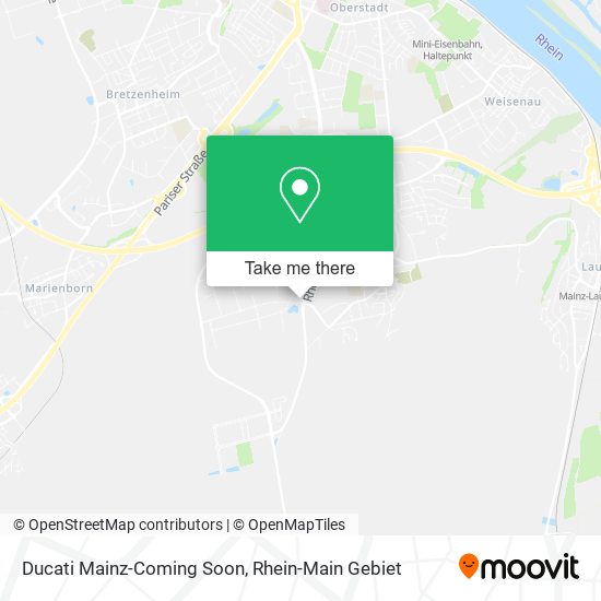 Ducati Mainz-Coming Soon map