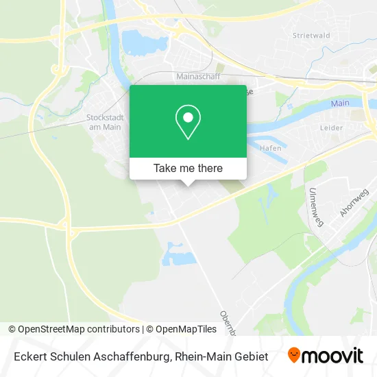 Карта Eckert Schulen Aschaffenburg