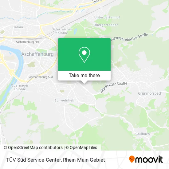 Карта TÜV Süd Service-Center