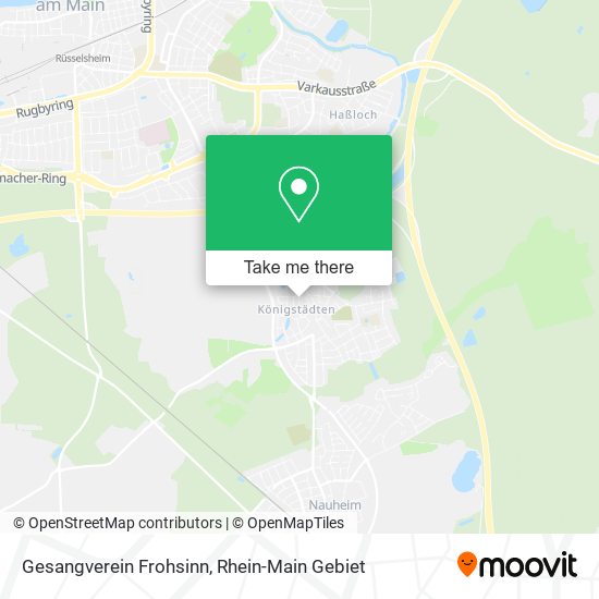 Gesangverein Frohsinn map