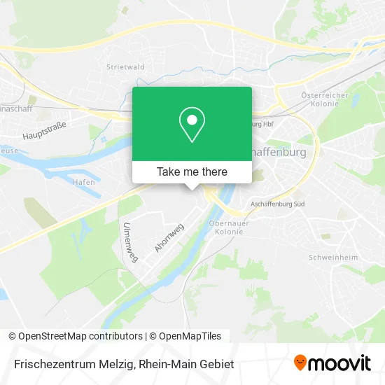 Карта Frischezentrum Melzig