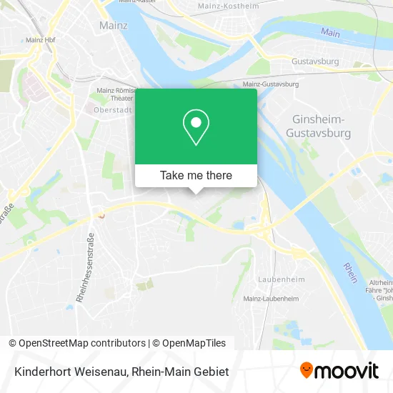 Карта Kinderhort Weisenau