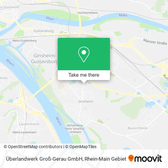 Карта Überlandwerk Groß-Gerau GmbH