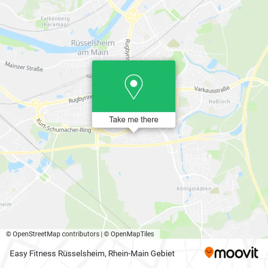 Карта Easy Fitness Rüsselsheim