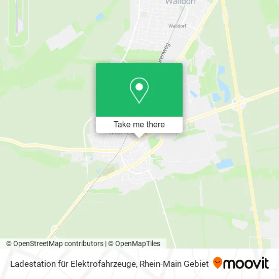 Карта Ladestation für Elektrofahrzeuge