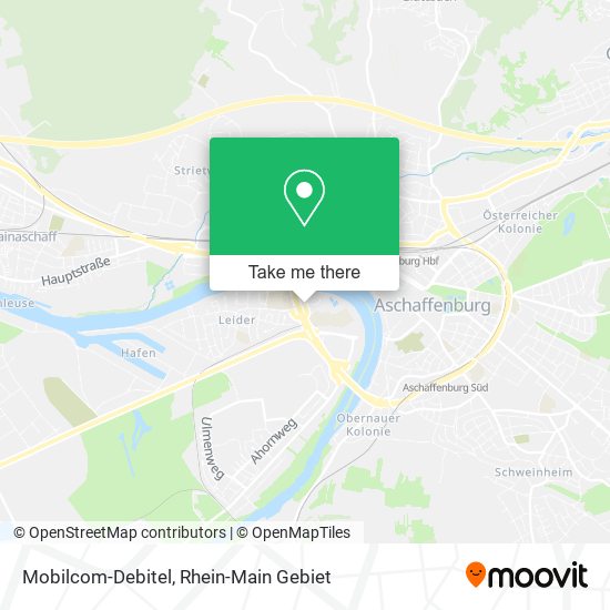 Mobilcom-Debitel map