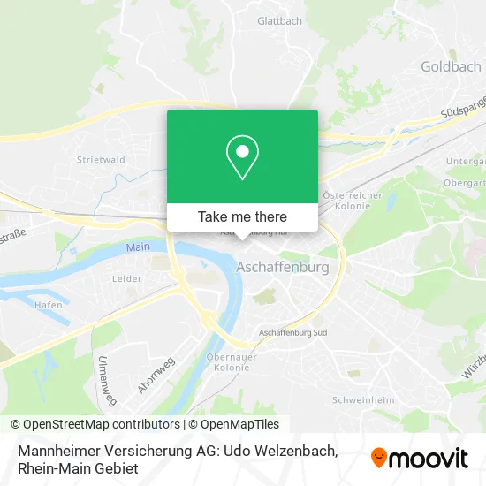 Карта Mannheimer Versicherung AG: Udo Welzenbach