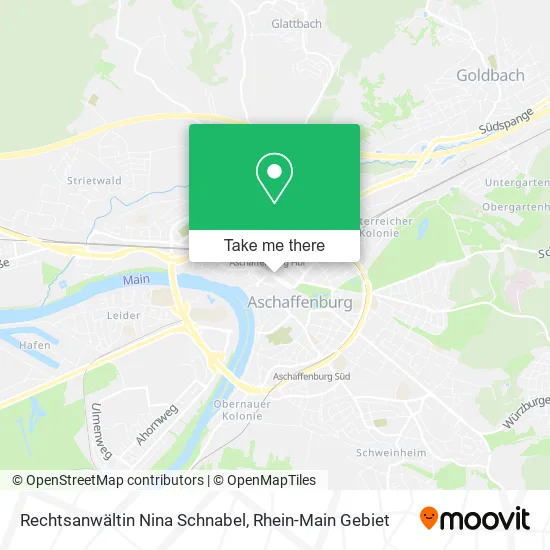 Карта Rechtsanwältin Nina Schnabel