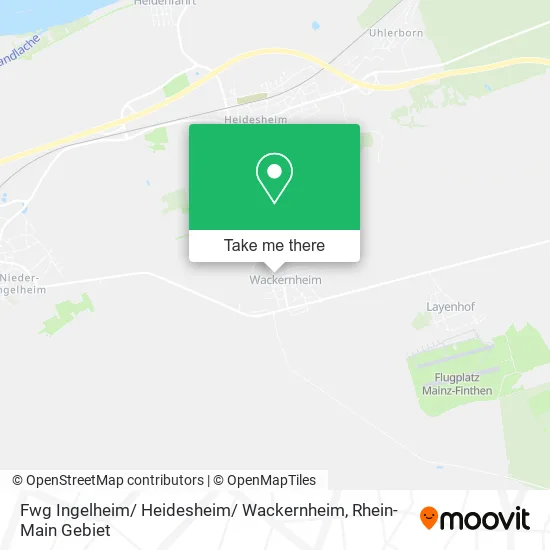 Карта Fwg Ingelheim/ Heidesheim/ Wackernheim