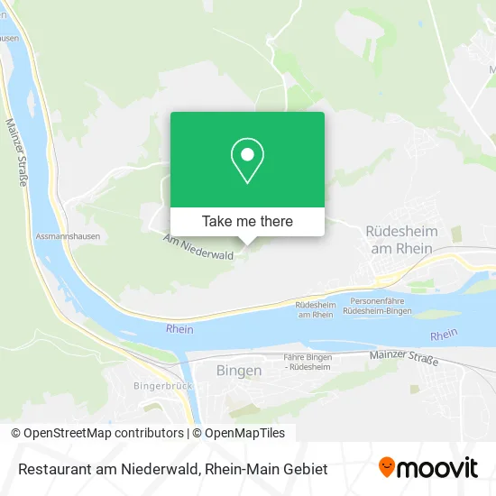 Карта Restaurant am Niederwald