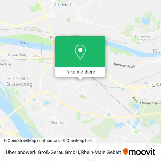 Карта Überlandwerk Groß-Gerau GmbH