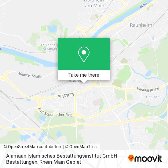 Alamaan Islamisches Bestattungsinstitut GmbH Bestattungen map