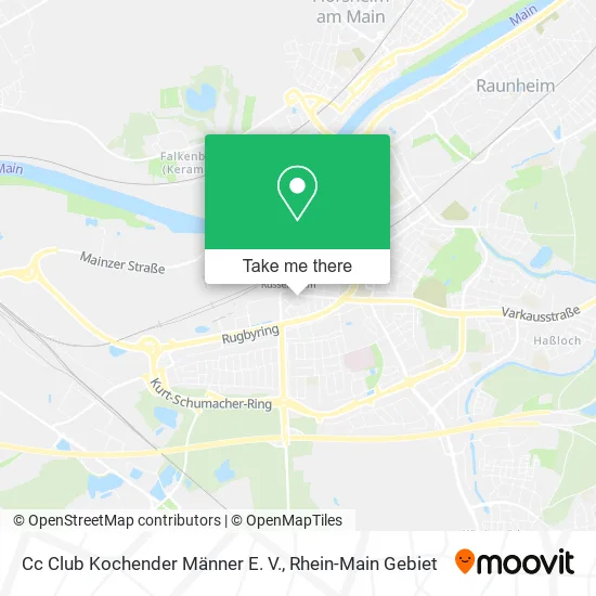 Карта Cc Club Kochender Männer E. V.