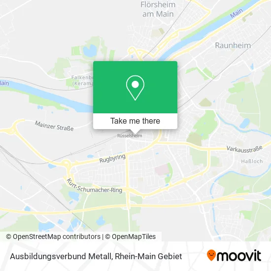 Карта Ausbildungsverbund Metall