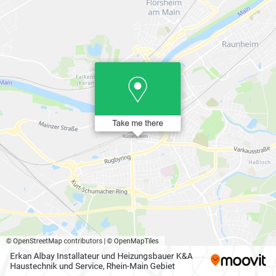 Erkan Albay Installateur und Heizungsbauer K&A Haustechnik und Service map