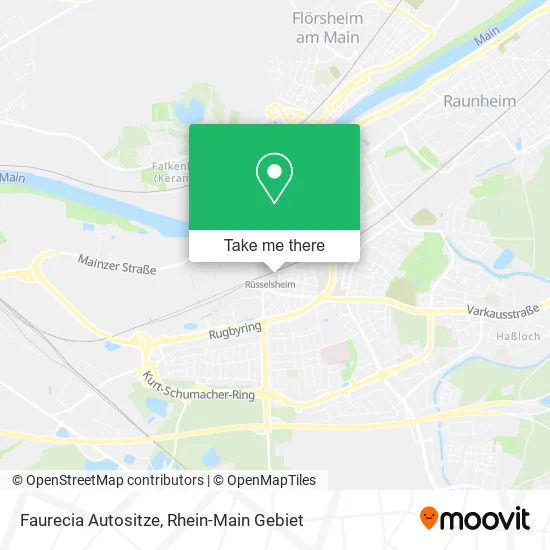 Карта Faurecia Autositze