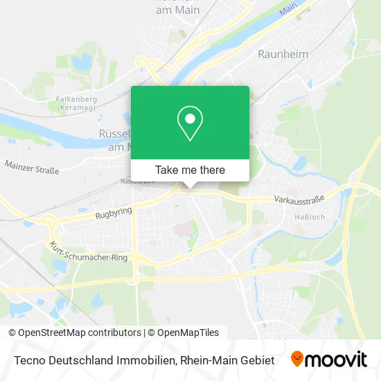 Карта Tecno Deutschland Immobilien