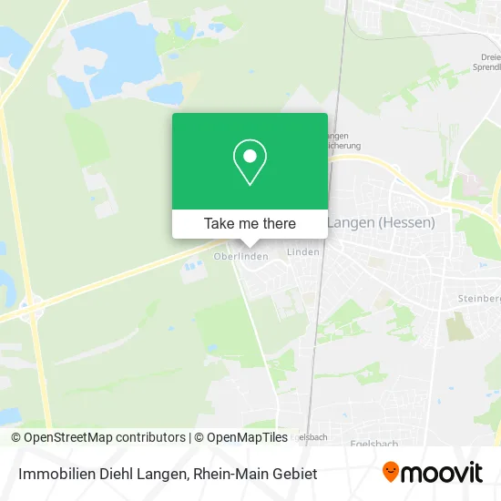 Карта Immobilien Diehl Langen