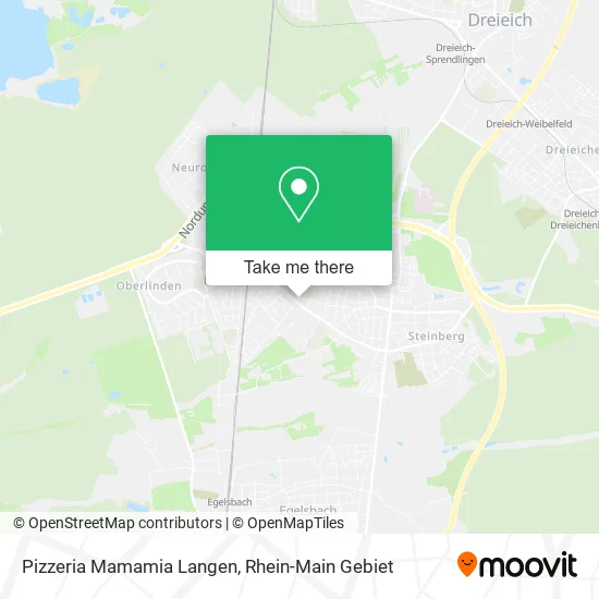 Карта Pizzeria Mamamia Langen
