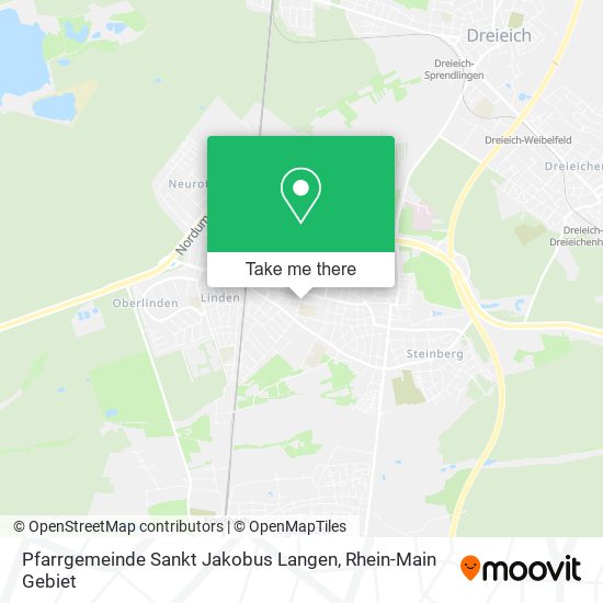Pfarrgemeinde Sankt Jakobus Langen map
